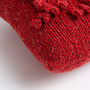 Christmas Noel Cushion Easy Knitting Kit, thumbnail 6 of 7