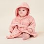 Personalised Pink Hooded Towelling Robe, thumbnail 1 of 5