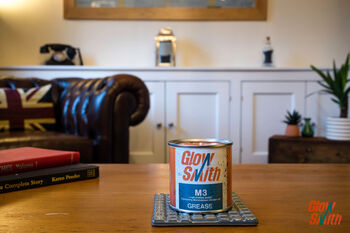 Vintage Grease Tin Candle – Mens Candle | Mechanic Gifts | Man Cave Decor | Engineers Gift | Car Gifts | Spiced Orange, 7 of 7