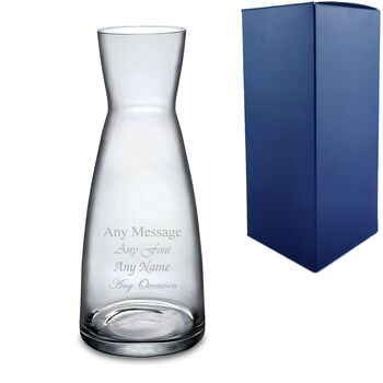 Personalised Infinity Water Wine Carafe 1080ml, 3 of 5