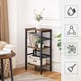 Three Layers Storage Unit Side Table Stand Shelf, thumbnail 4 of 10