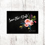 Floral Chalkboard Wedding Stationery, thumbnail 5 of 10