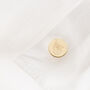 Gold Plated Engraved Initial Lapel Pin, thumbnail 4 of 12