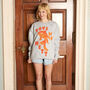 Have We Met Women's Goldfish Slogan Sweatshirt, thumbnail 1 of 5