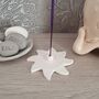 Sun Shaped White Clay Incense Holder, thumbnail 1 of 4