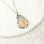 70th Or 80th Birthday Enamel Farthing Locket Necklace, thumbnail 6 of 8
