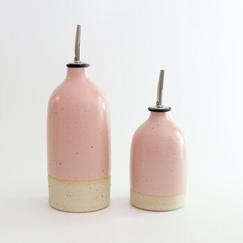 Pale Pink Ceramic Oil Pourer Stone, 3 of 4