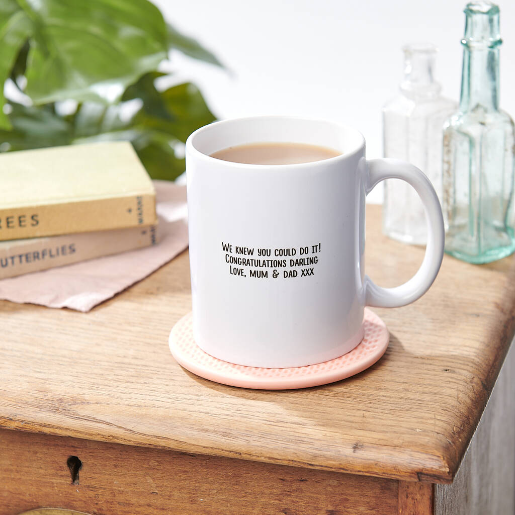 Personalised Ceramic Graduation Mug By Sunday's Daughter