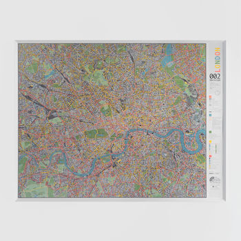 London Cycle Wall Map, 4 of 12