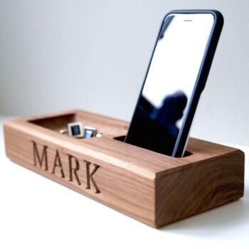 Personalised Phone And Coin Tray, 3 of 5