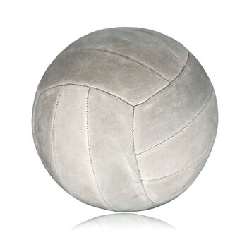Hand Sewn Suede Leather Football Ball Size Five, 7 of 8