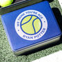 Personalised Tennis Ball Tin With Hip Flask Gift For Him, thumbnail 4 of 7