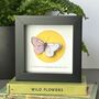 Personalised Framed Butterfly Art – Graduation Or Milestone Birthday Gift, thumbnail 7 of 9