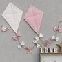 Coordinating Pack Of Two Kites, Multiple Wall Decoration, Sibling Decor, thumbnail 4 of 10