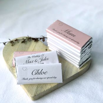 Personalised Chocolate Wedding Favour Placenames, 2 of 6