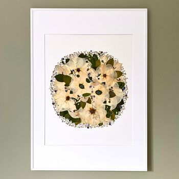 Preservation Of Your Wedding Flowers Into A Large Frame, 3 of 9