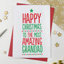 Amazing Grandpa Christmas Card, thumbnail 4 of 4