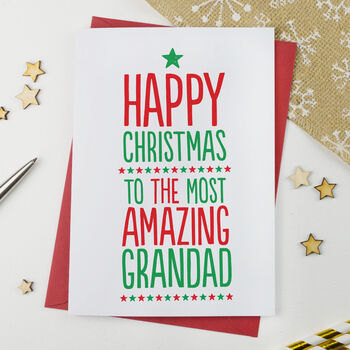 Amazing Grandpa Christmas Card, 4 of 4