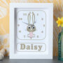 Personalised New Baby Birth Details Clock, thumbnail 4 of 12