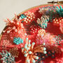 Coral Pink Embroidered Hoop, thumbnail 5 of 7