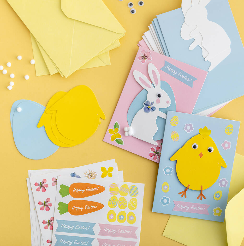 Easter Card Making Kit By Postbox Party