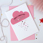 Personalised Snow Cloud Christmas Card, thumbnail 3 of 5