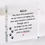 Personalised Pet Memorial Gift Acrylic Block, thumbnail 2 of 4