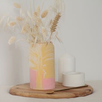 Peach And Pink Eco Resin Vase, 2 of 3
