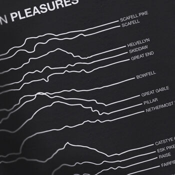 Known Pleasures Lake District Poster Print, 2 of 3