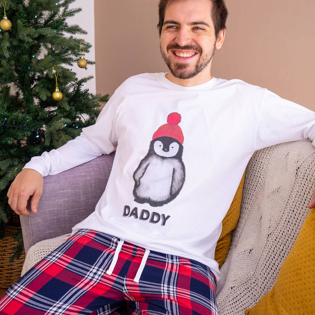 Personalised Penguin Christmas Pyjamas, 1 of 6