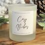Cosy Vibes Gift Christmas Scented Candle, thumbnail 1 of 7