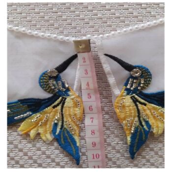 The Beaded 'Birdy Birdy' Embroidery Collar, 5 of 5