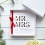 Handmade And Personalised Floral Wedding Card Any Colour Ribbon, thumbnail 2 of 11