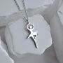 Silver Ballerina Necklace Gold Gift For Daughter, thumbnail 4 of 4