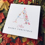 Personalised Christmas Card With Initial, thumbnail 5 of 10