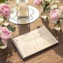 Wildflower Meadow Wooden Engraved Wedding Guest Book, thumbnail 1 of 5