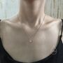 Sterling Silver Emerald Green Cz Star Pendant Necklace, thumbnail 5 of 11