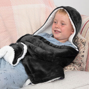 Children's Hooded Sherpa Blanket, 3 of 8