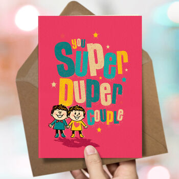 ‘Super Men’ Same Sex Wedding Or Anniversary Card, 3 of 4