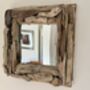 43cm Square Handmade Driftwood Wall Mirror, thumbnail 1 of 10
