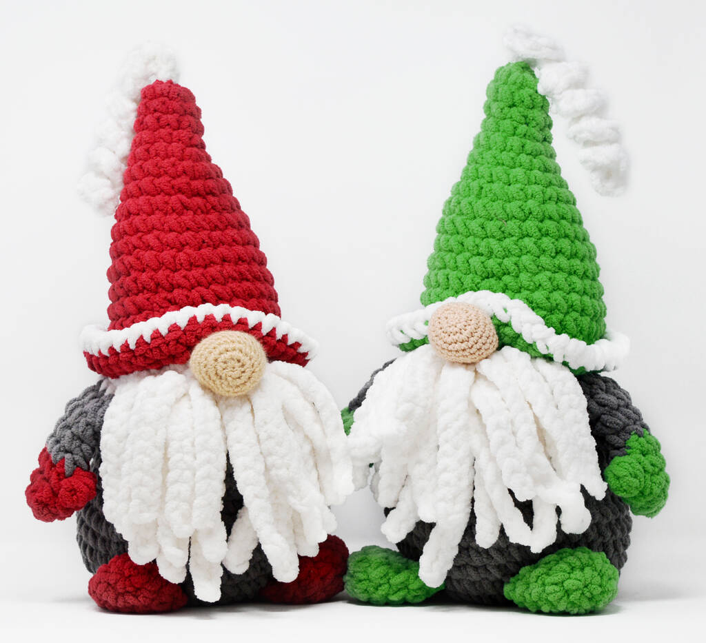  Lyrow 3 Pcs Christmas Crochet Set For Beginners Gnome  Beginner Crochet Set For Adults DIY Knitting Kit