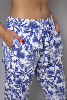 Luxury Cotton Pyjama Trousers | Straight Outta Bali, 4 of 5