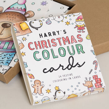 Christmas Colouring In Gift Box, 3 of 4