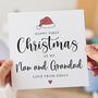 Personalised First Christmas As Nan And Grandad Card, thumbnail 3 of 3