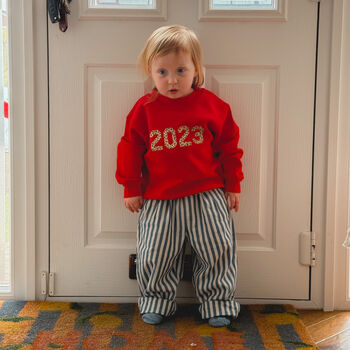 Children's Personalised 'Year' Unisex Sweatshirt, 3 of 10