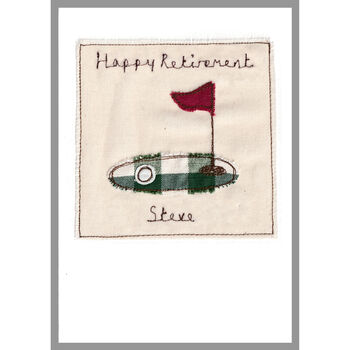 Personalised Golf Card For Birthday Or Retirement, 3 of 12