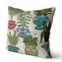 Classical Botanical, Multicoloured Botanical Cushion, thumbnail 2 of 4