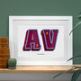 A. Villa, A To Z Football Prints And Posters, thumbnail 1 of 6
