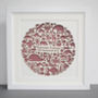 Personalised Paper Cut Animal Circle Picture, thumbnail 5 of 7
