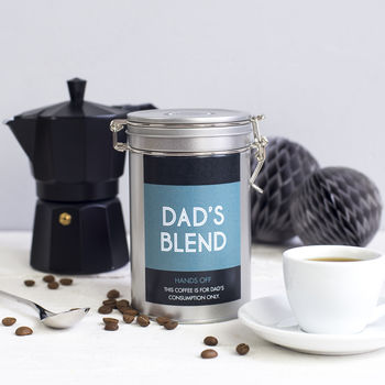 'Dad's Blend' Coffee Gift In Tin, 3 of 4
